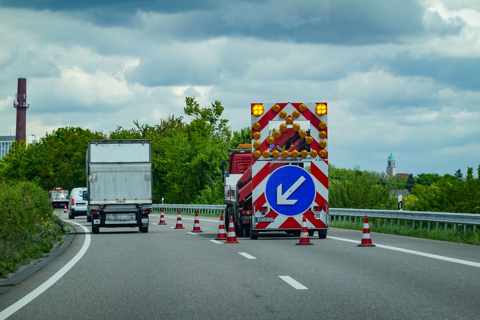 Señalización vial en carretera